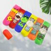 3in1 pack/6in1 pack Cotton Anti Slip Animal Kids Unisex Toddler Socks
