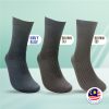 3in1 pack Full Length Mix Cotton Line Jacquard Men Socks